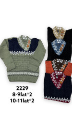 Swetry chłopięce (8-11) towar turecki