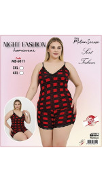 Piżama damska (3XL-4XL)