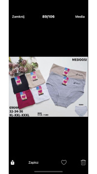 Majtki damskie (XL-3XL)