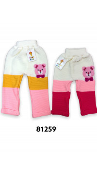Spodnie swetry dziewczęce (80-110)