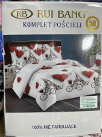 KOMPLET POŚCIELI 3D 3-CZĘŚCIOWY (160X200)