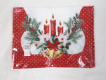Obrus kwadratowy + bieżnik gwiazdki (40x180cm)