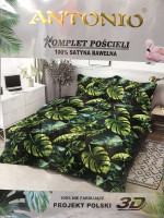 KOMPLET POŚCIELI 3D 3-CZĘŚCIOWY (200x220)