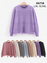 SWETRY DAMSKIE (L-2XL)