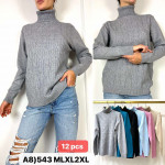 Swetry damskie (M-2XL)