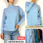 Swetry damskie (M-2XL)