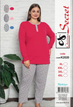 Piżama Damska (XL-4XL) towar turecki