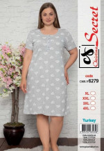 Koszula nocna damska (XL-4XL) towar turecki