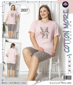 Piżama damska (XL-4XL) towar turecki